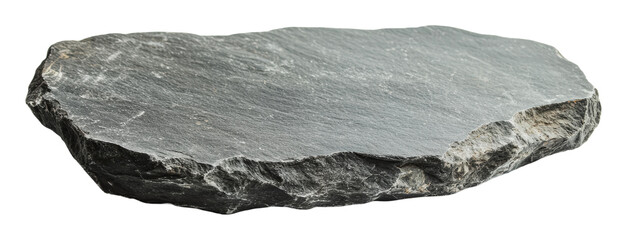 Unique flat rock formation for outdoor projects, cut out - stock png.