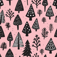 Whimsical Forest Pattern