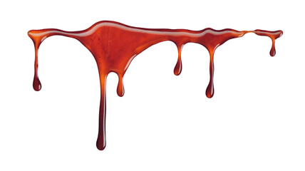 High-Quality PNG A blood spatter. A blood flowing down. Bloody pattern. Concepts of blood can be used in design Isolated on White Background – High Resolution