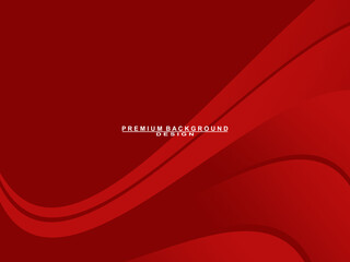 Curved abstract gradient red color background. Background for posters, placards, brochures, banners, headers, covers, celebrations, etc.