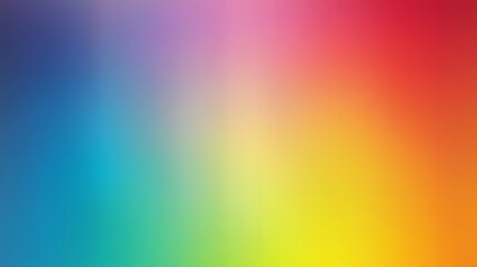 Obraz premium A rainbow gradient background with a soft blur effect, perfect for creating an inviting and colorful atmosphere in web design or graphic arts projects. 