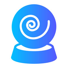 magic ball Gradient icon