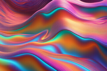 Obraz premium abstract colorful background with waves
