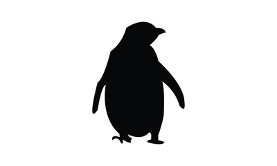 Fototapeta premium Penguin Bird Silhouette Design And Vector Illustration. 