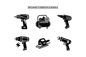 Mechanics Tool Vector Bundle, High Quality Illustrations for Projects