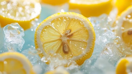 beautiful lemon ice