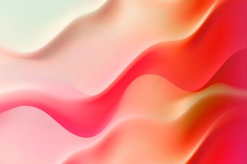 Fototapeta premium A smooth abstract design of flowing waves in shades of pink, blue, and purple creating a sense of tranquility