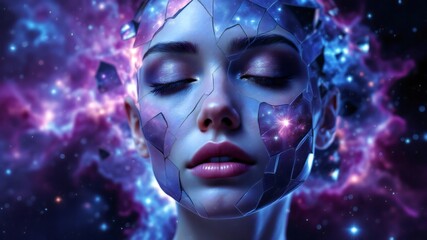 Cosmic Faces Shattered into Stars