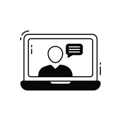 online learning vector icon