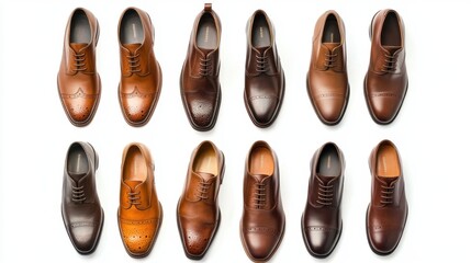 Wear Brown Shoes Day Elegant collection of leather men's dress shoes for formal and business wear
