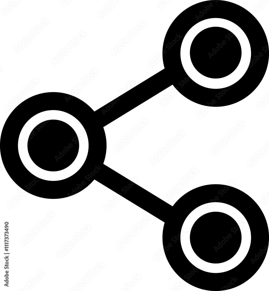 Poster share outline icon. arrow symbol. reply send forward button connection sign isolated on transparent 