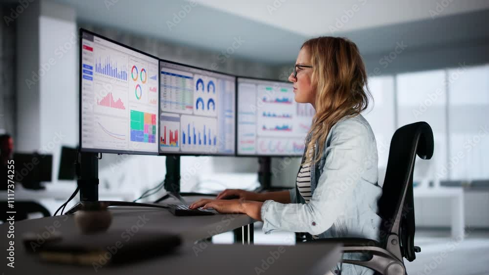 Poster Data Analyst Using Data Analytics KPI