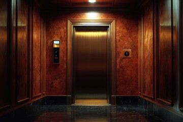 door in a hotel