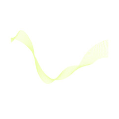 Abstract Flowing Wave Lines