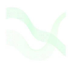 Abstract Flowing Wave Lines