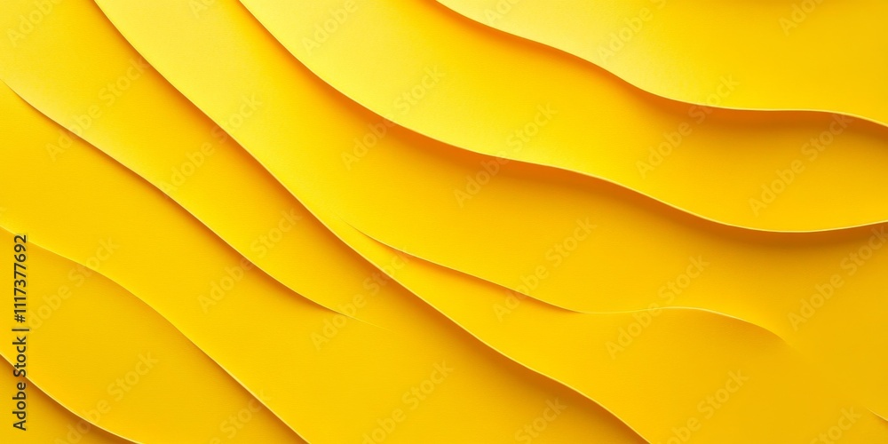 Poster vibrant yellow paper background featuring a colorful paper texture that enhances visual appeal, perf