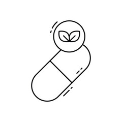 vitamin c vector icon
