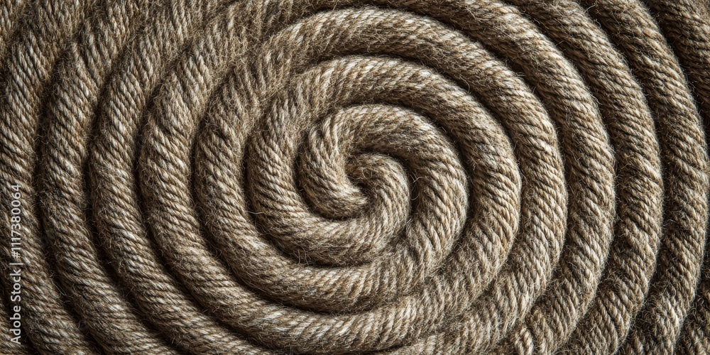 Poster textured backdrop featuring a rolled grey carpet edge and a small void at the center. close up of br