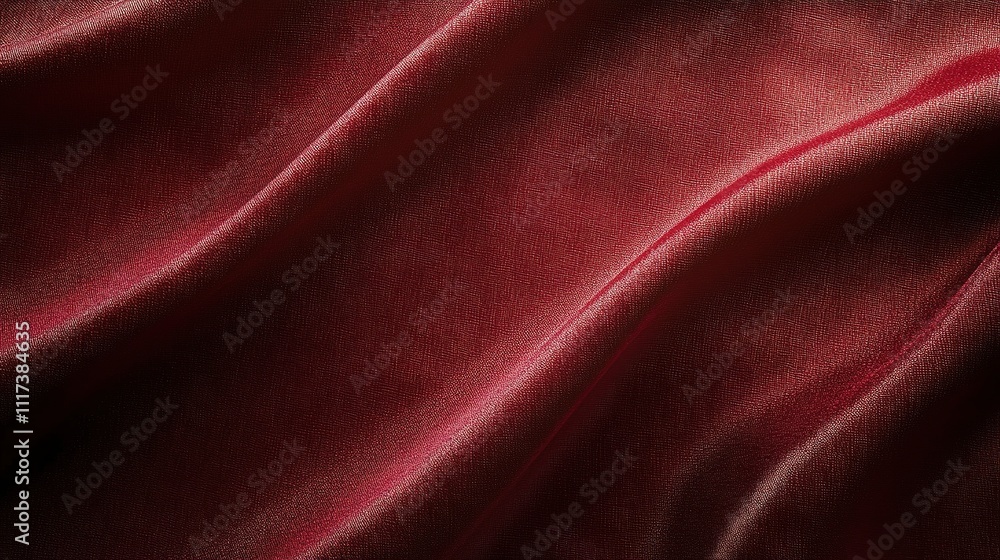Aufkleber rich deep red gradient background with elegant fabric texture