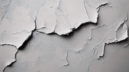 Obraz premium Sophisticated Gray Distressed Wall Texture with Cracked Surface