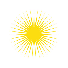 Sun Logo Template Icon