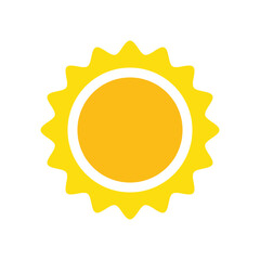 Sun Logo Template Icon