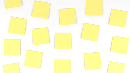 Yellow post-it note