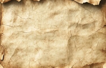 Vintage pirate treasure map rolled out on white background, showcasing detailed drawings of islands and treasure locations, perfect for adventure themes and historical design elements
