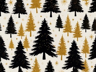Fototapeta premium christmas trees background,christmas trees collection