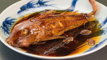 カナガシラの煮付け