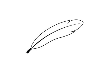 feather drawing