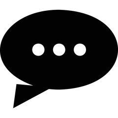 Simple vector icon chat
