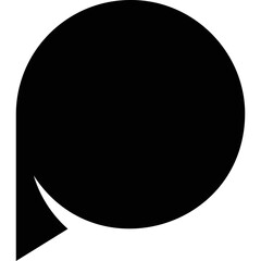 Simple vector icon chat