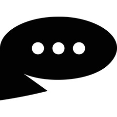 Simple vector icon chat
