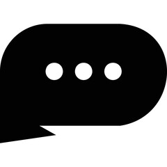 Fototapeta premium Simple vector icon chat