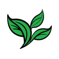 green leaf icon