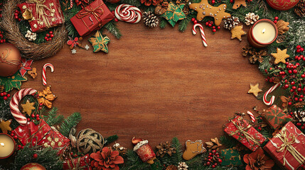 Christmas Background with Copy Space