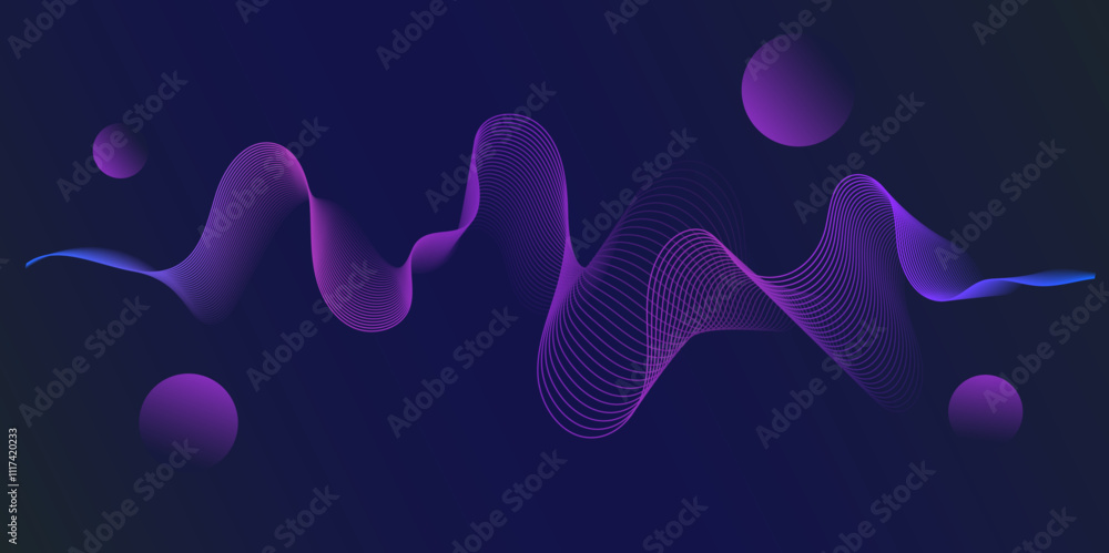 Aufkleber geometric artificial intelligence tech backdrop. digital technology abstract visual for screen templ