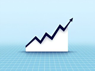 Upward Trend Chart - Stock Market Growth