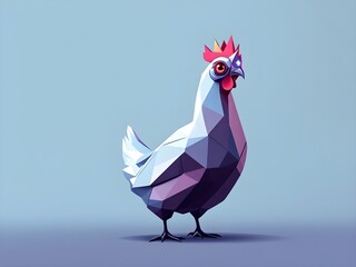 Geometric Chicken - Abstract Representation in Contemporary Art