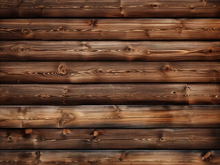 Eye catching Wooden log wall Brown wood log wall texture natural background