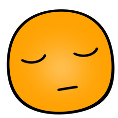 Sleepy face icon