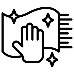 Cleaning Cloth Icon