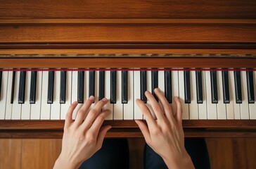 child playing piano
