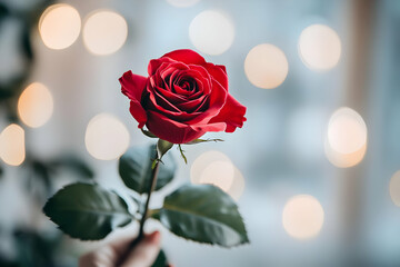 Red Rose Bloom Photo