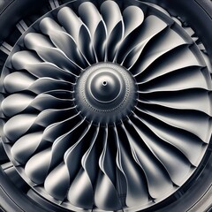 139 Turbine Blade Focus on the aerodynamic shape and intricate d