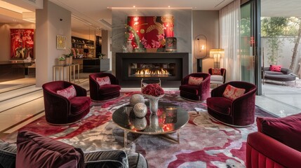 Modern living room interior 