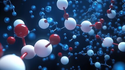 red and blue spheres
