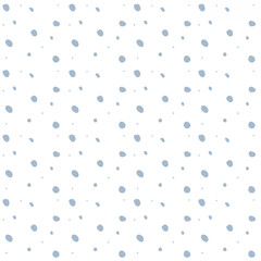 blue dots on white background digital paper