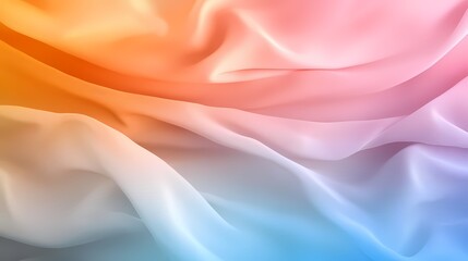 Fototapeta premium Pastel ombre silk fabric texture background.